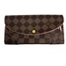 Louis Vuitton Damier Ebene Pattern Coated Canvas Caissa Wallet