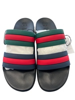 Gucci Agrado GG Rubber Slides, size 9