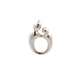 14kt White Gold Mother & Child Pendant 