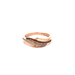 14kt Rose Gold .10ct tw Diamond & Garnet Ring