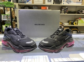 Balenciaga Triple S Sneaker 'Clear Sole - Black Pink Neon EU 43, US 10,  2021