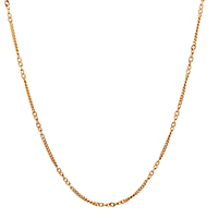18kt Yellow Gold 18" Link Chain 