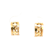 18kt Yellow Gold Huggie Hoop Earrings