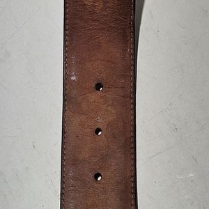 Salvatore Ferragamo Blue Canvas Belt Size 44