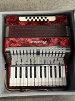 Weltmeister Bandmaster Piano Accordion Red