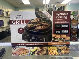 Ninja IG301A Foodi 4 qt Grill Air Fryer, Black - Cyclonic Grilling Technology