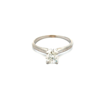 14kt White Gold .75ct Round Dia I1 G Solitaire Ring