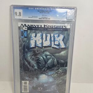  Incredible Hulk #70 graded CGC 9.8 
