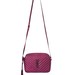 Yves Saint Laurent Chevron Leather Tassel Camera Messenger Bag