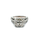 14kt White Gold 2.00ct tw Diamond Cluster Ring