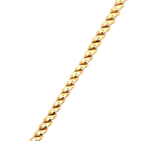 14kt Yellow Gold 7" 6.65mm Fancy Bracelet 