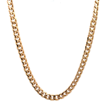 10kt Yellow Gold 24" 13.25mm Hollow Cuban Link Chain