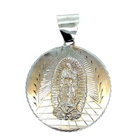 14kt Yellow Gold Virgin De Guadalupe Pendant 