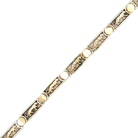 14kt Yellow Gold 7" 8mm Jaguar Bracelet 