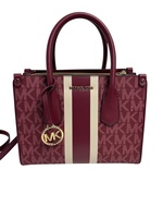 Michael Kors sheila medium shoulder satchel berry multicolor