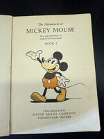 1931 Walt Disney The Adventures Of Mickey Mouse Book 1 