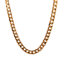 14kt Yellow Gold 24" 6.5mm Curb Link Chain