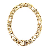 14kt Yellow Gold 8" 8.25mm Link Bracelet 