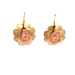 14kt Two Tone Virgin Mary Earrings
