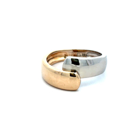 14kt Two Tone Overlap Ring