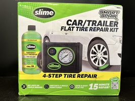 Slime Smart Emergency Flat Tyre Repair Puncture Air Compressor & Sealant Kit