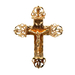 14kt Yellow Gold Crucifix Cross Pendant