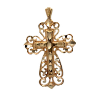 14kt Yellow Gold Cross Pendant