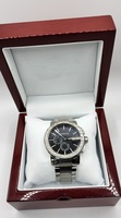 Gucci Men’s Chronograph Wristwatch – Model 101.2 – Aftermarket Diamond Bezel