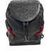  Christian Louboutin Spike Studs Explorer Funk Leather Backpack Red x Black