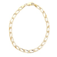 14kt Yellow Gold 8" 5mm Link Bracelet