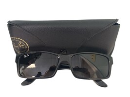 Ray Ban RB4151 Black Rectangular Sunglasses 