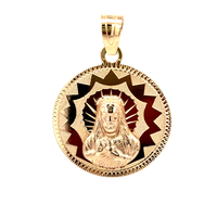 14kt Yellow Gold Jesus Pendant 