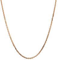 18kt Yellow Gold 14" 1mm Link Chain