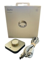 Oura Ring 4 Gold Tone Size 10 with Charger 