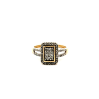 10kt Yellow Gold .30ct tw Diamond Ring