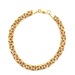 14kt Yellow Gold 7.5" 6mm Byzantine Link Bracelet 
