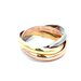 Cartier 18kt Gold Trinity Tri-Color Rolling Bands With Box