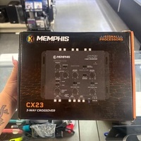 MEMPHIS CX23 CAR 2/3 WAY ACTIVE CROSSOVER for SUBWOOFERS SPEAKERS AMPLIFIER