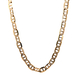 10kt Yellow Gold 21" 6.25mm Diamond Cut Curb Link Chain
