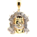 10kt Two Tone Jesus Pendant  