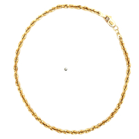10kt Yellow Gold 8" 2.5mm Rope Bracelet
