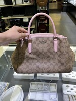 Coach F58310 brown and pink purse 