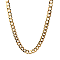 10kt Yellow Gold 22" 8.25 Curb Link Chain