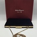 Vintage Salvatore Ferragamo Layla Evening Clutch – Mirtillo Kid Velvet   