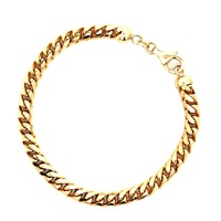14kt Yellow Gold 7.5" 5mm Wheat Link Bracelet