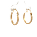 14kt Yellow Gold Huggie Hoop Earrings