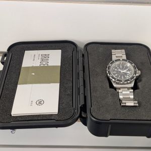 Marathon WW194006 GSAR Black Men Wristwatch In Box W Links & Papers