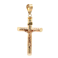 10kt Yellow Gold Crucifix Cross Pendant