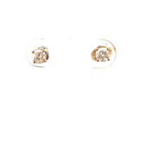 14kt Yellow Gold .40ct tw Diamond Stud Earrings