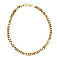 10kt Yellow Gold 9" 4.25mm Cuban Link Bracelet 